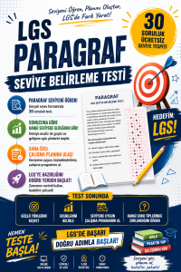 LGS Paragraf Seviye Belirleme Testi