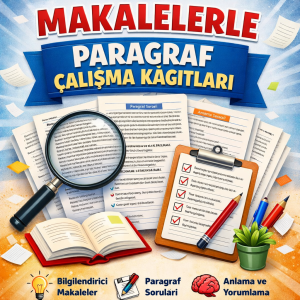 ÖSYM TARZI TEMATİK MAKALELER 2 MAKALELERLE PARAGRAF ÇALIŞMA KÂĞITLARI
