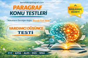 PARAGRAFTA YARDIMCI DÜŞÜNCE TESTİ BAŞLANGIÇ DÜZEYİ