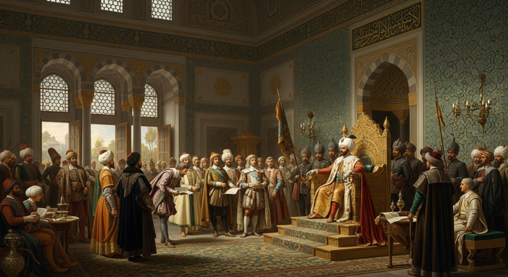 59. OSMANLIDA TÖRENLER, ELÇİNİN PADİŞAH TARAFINDAN KABULÜ